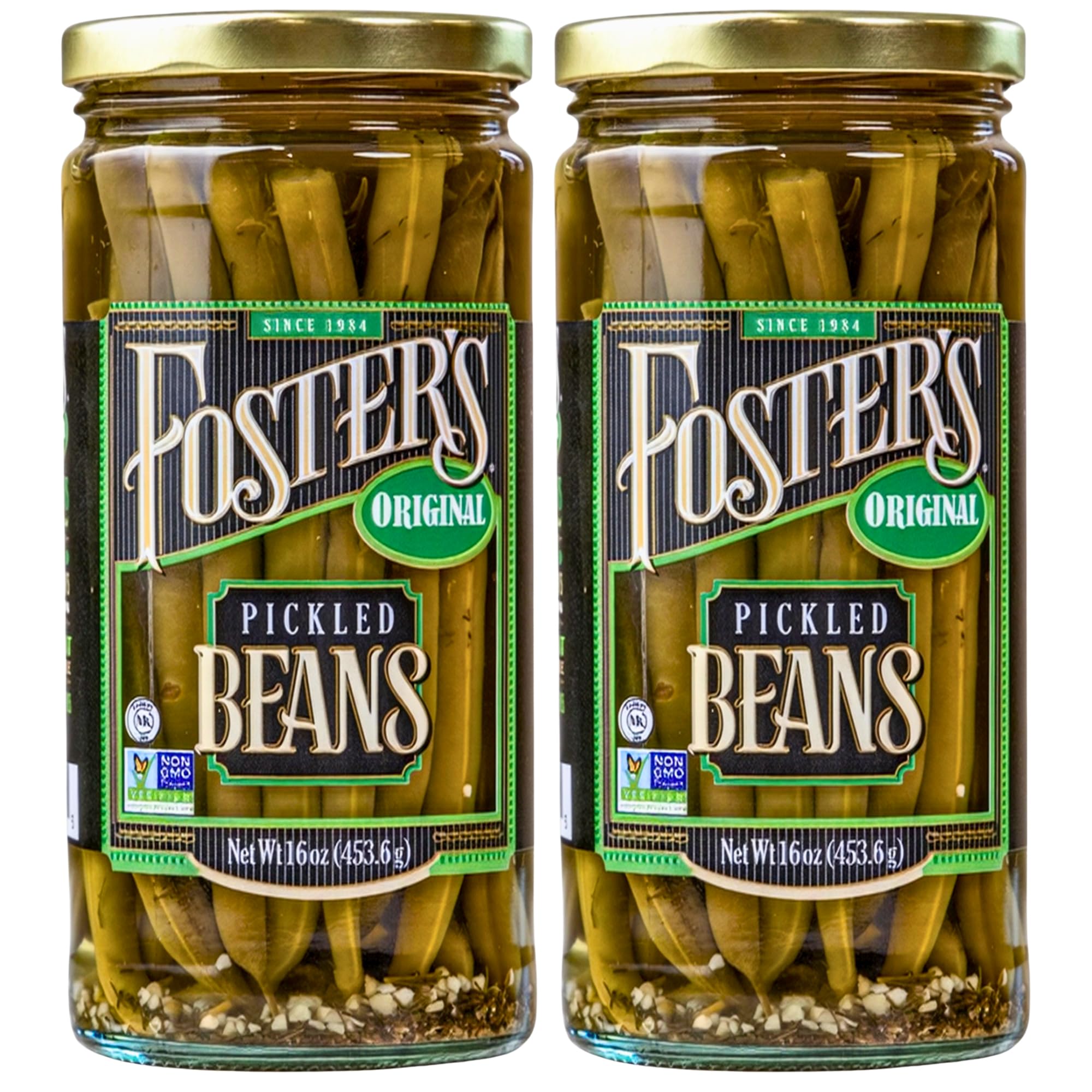 Foster's front packaging showing 16oz jar and original label for easy identification and classic appeal