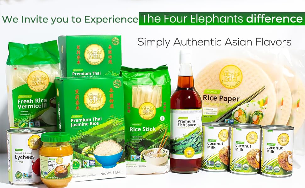 Four Elephants pantry shelf with baged rice showing storage readiness