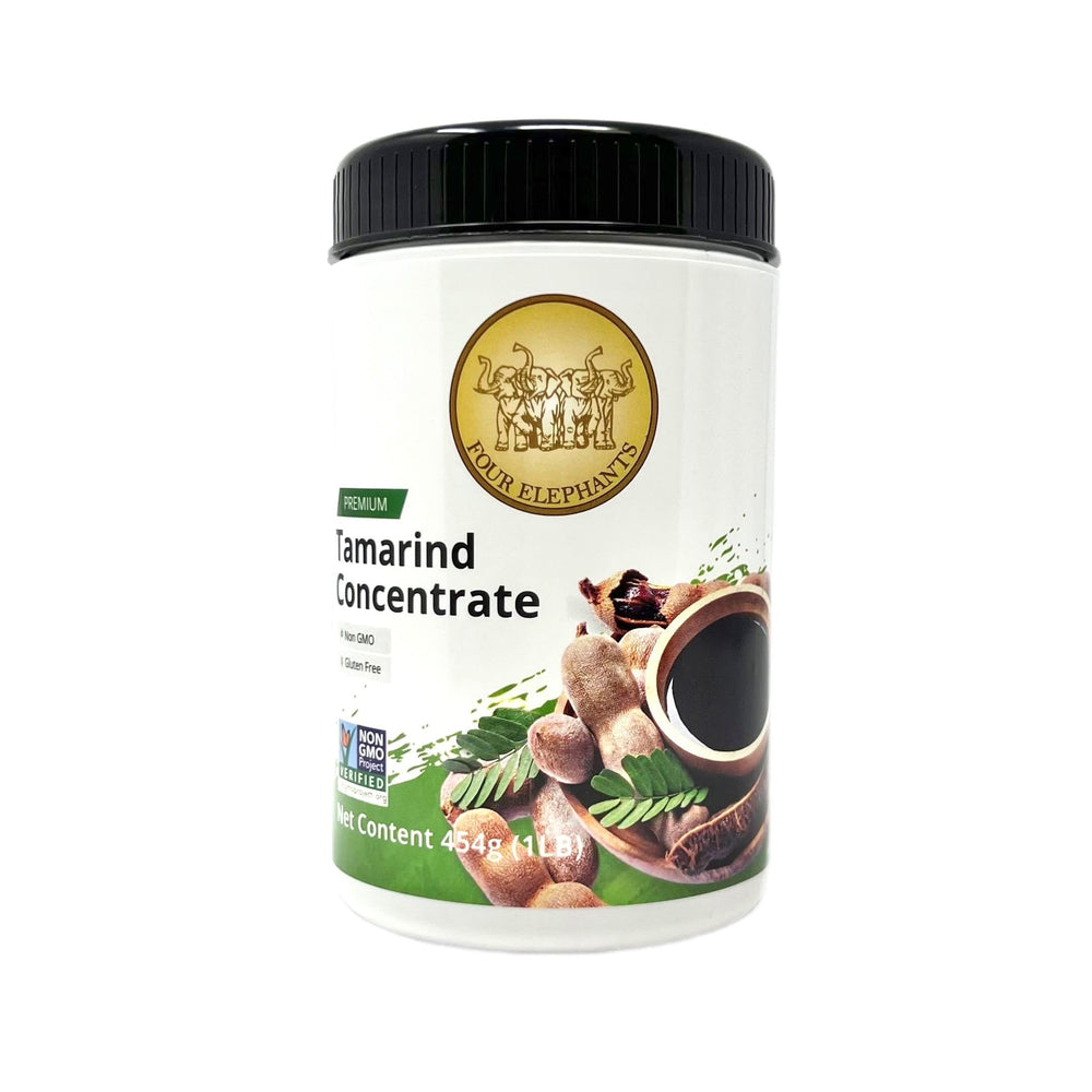 Four Elephants front label showing product identity and benefits