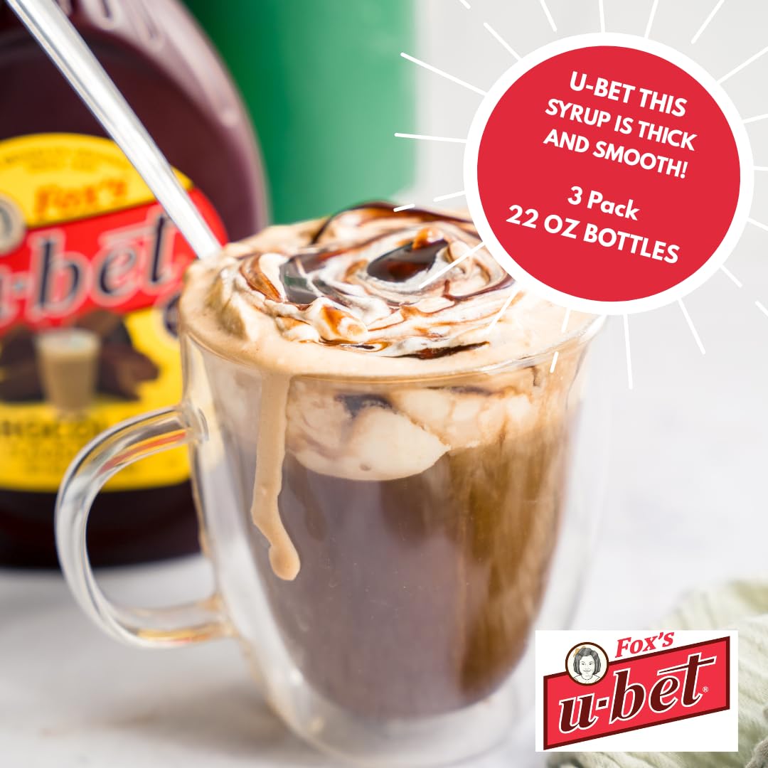 FOX'S U-BET syrup on ice cream creating glossy, indulgent dessert presentation