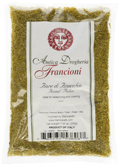 Francioni front packaging showing 200g bag and clear label, emphasises freshness