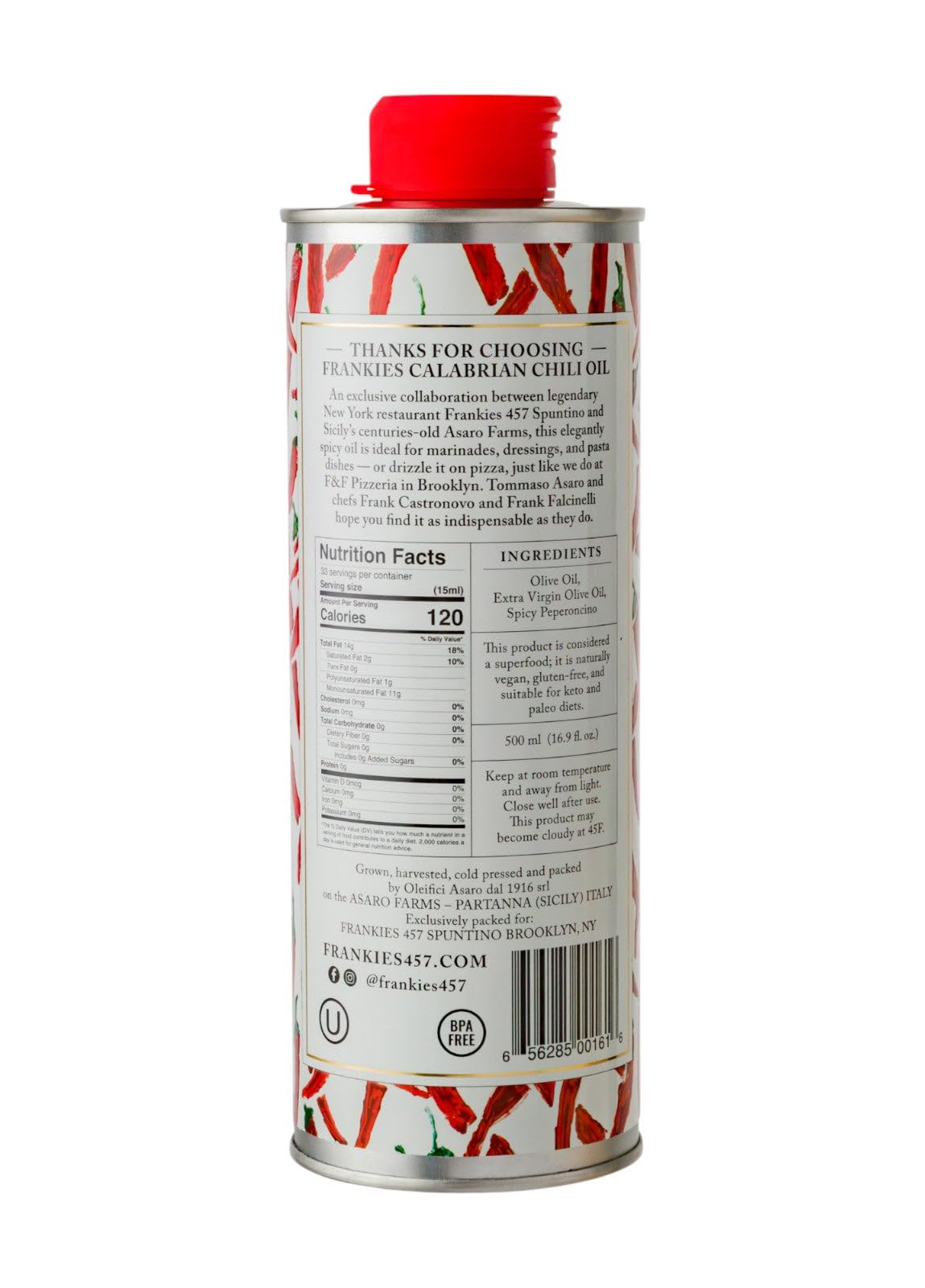 Frankies 457 poured on pizza slice with golden sheen, adds balanced spicy flavor