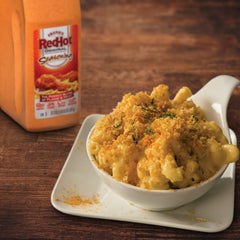 Frank's RedHot powder texture close-up showing fine granules for consistent flavor