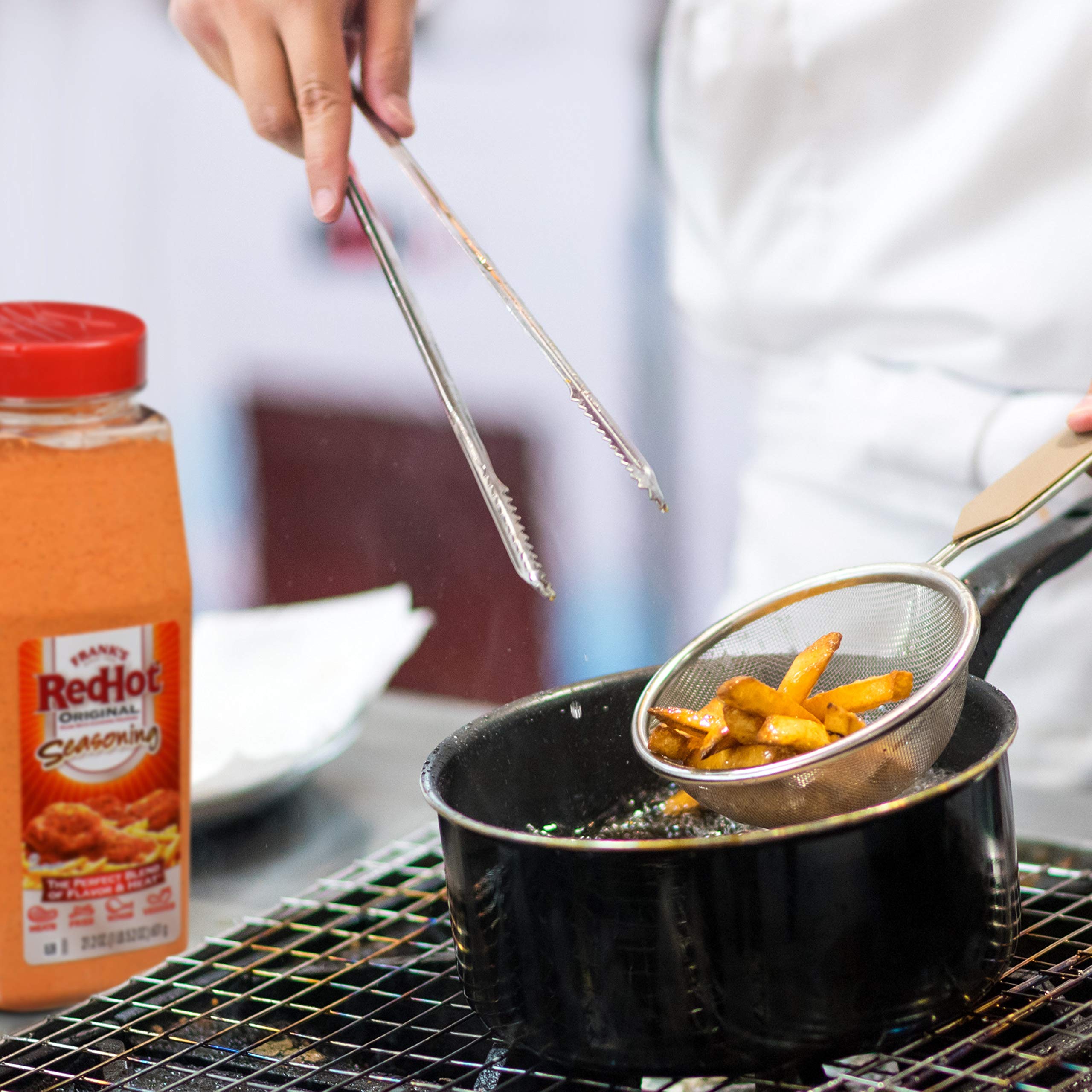 Frank's RedHot used as a dry rub on wings demonstrating flavorful, non-soggy coating