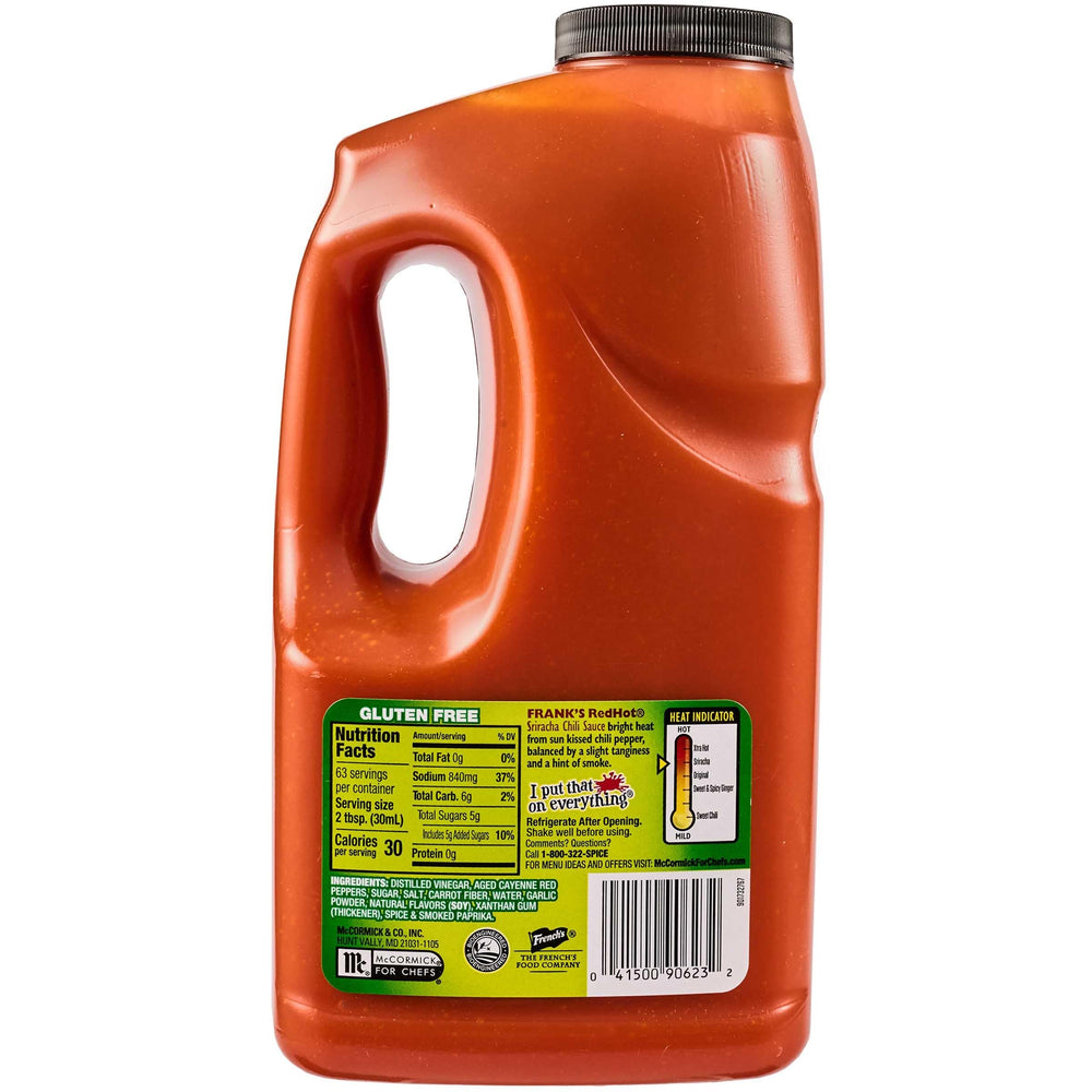 Frank's RedHot pouring closeup demonstrating easy dispensing and control