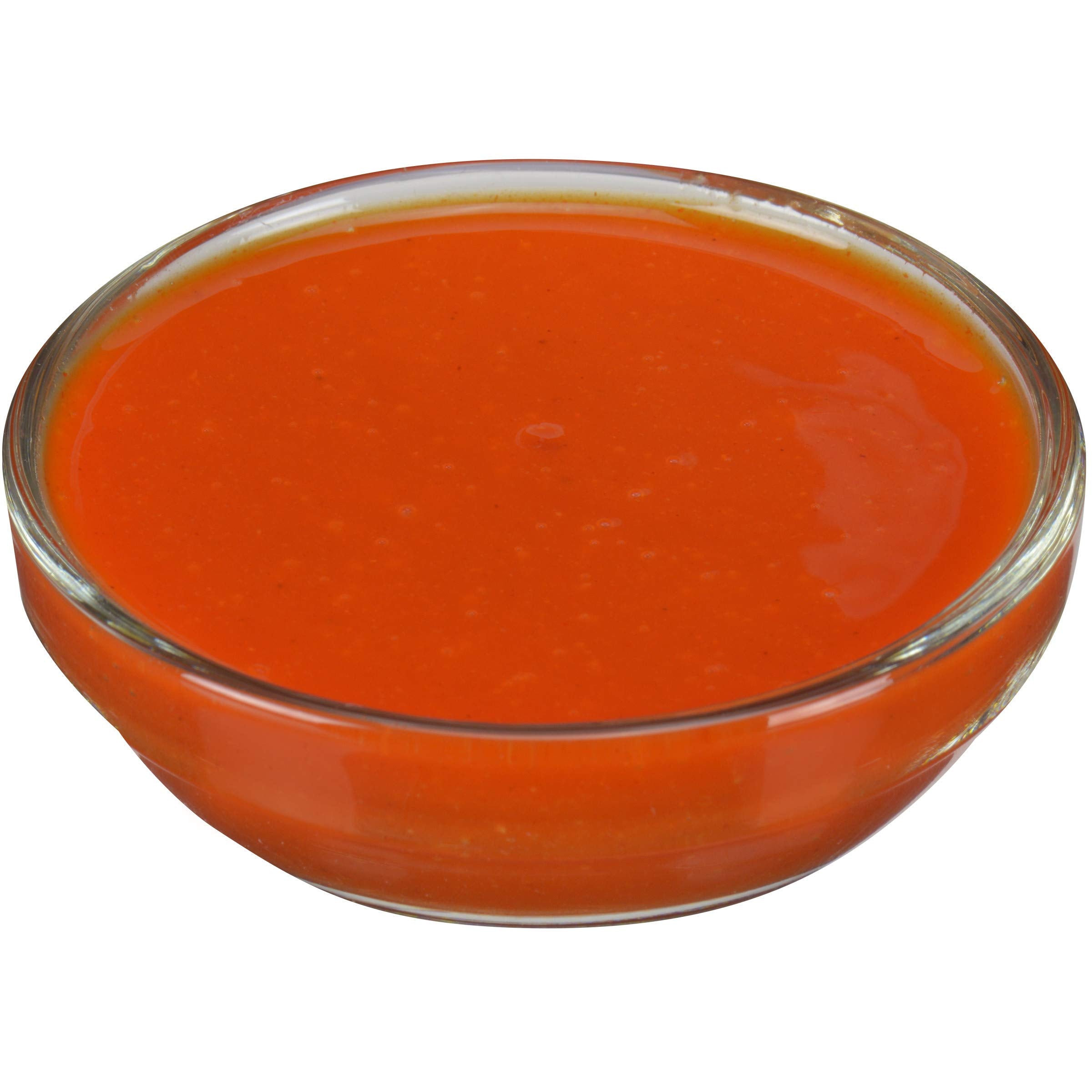 Platter served with Frank's RedHot drizzle illustrating serving suggestion and heat