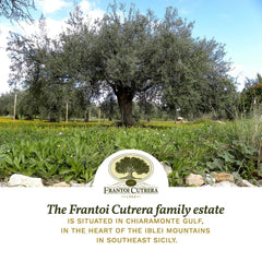 Frantoi Cutrera being poured over salad to enhance freshness and herbal notes