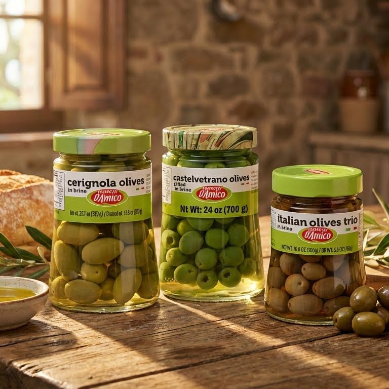 FRATELLI D'AMICO label and nutrition panel displaying origin and product details