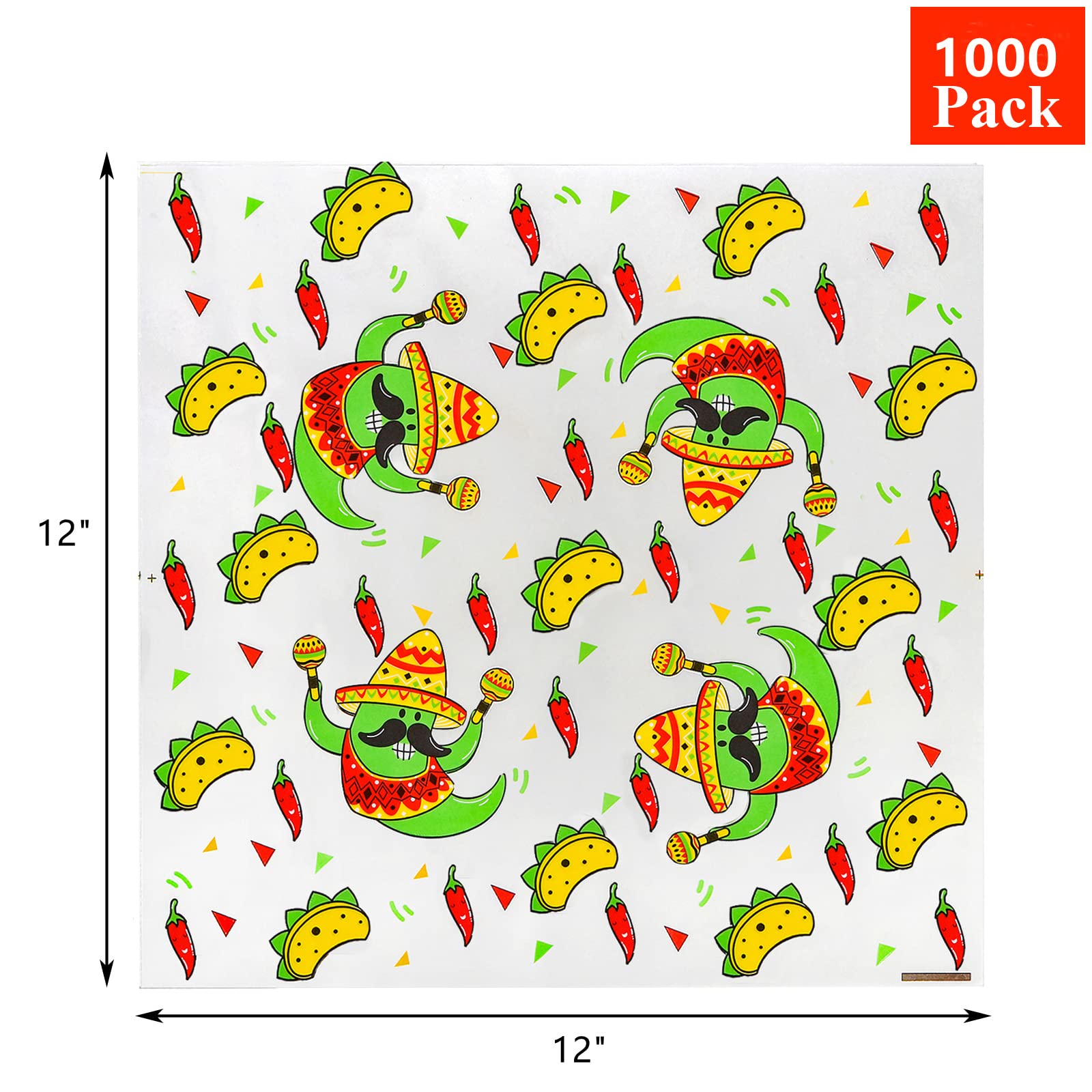frcctre close-up of taco and chili print adding festive appeal