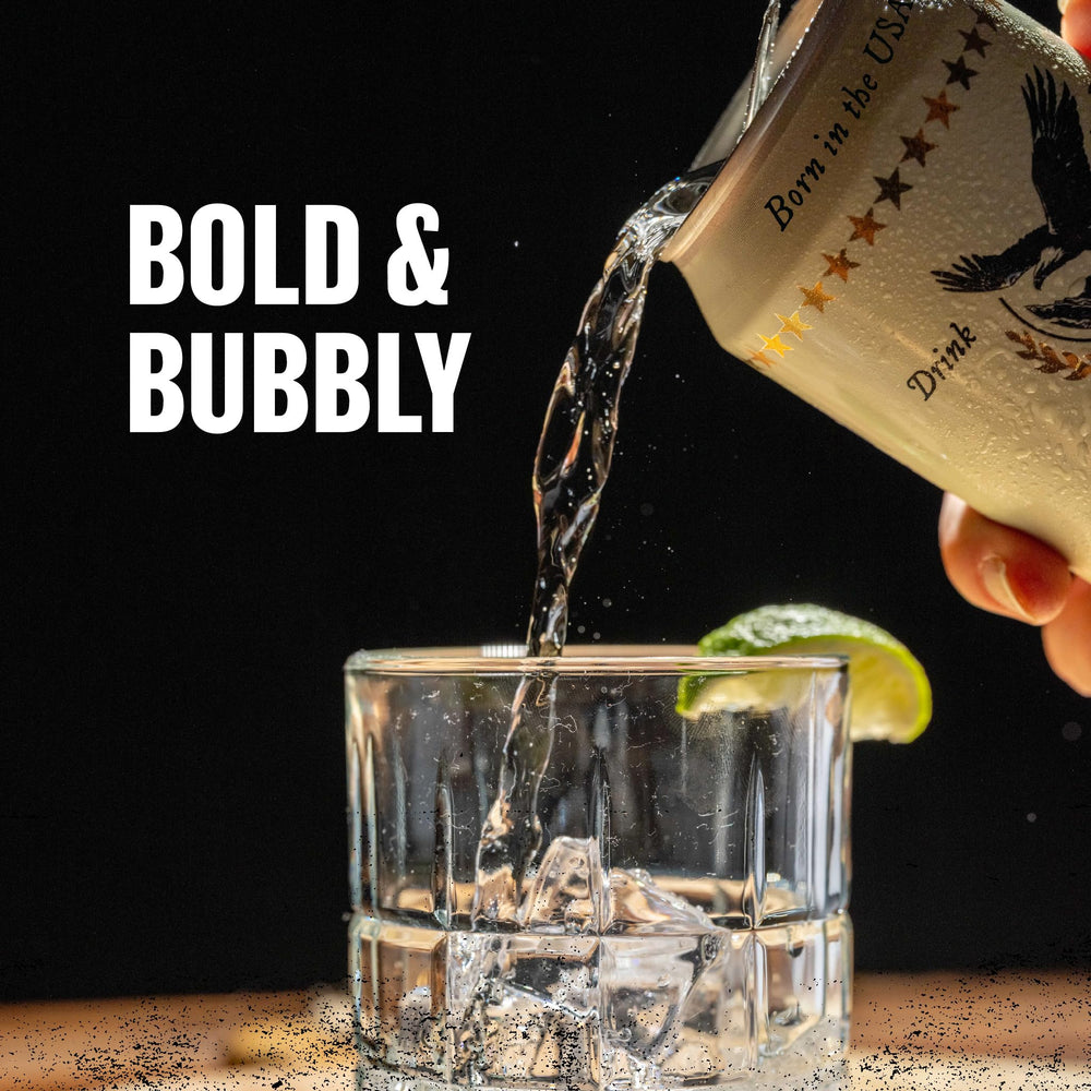 Free Bird can top open detail showing carbonation and easy-open benefit
