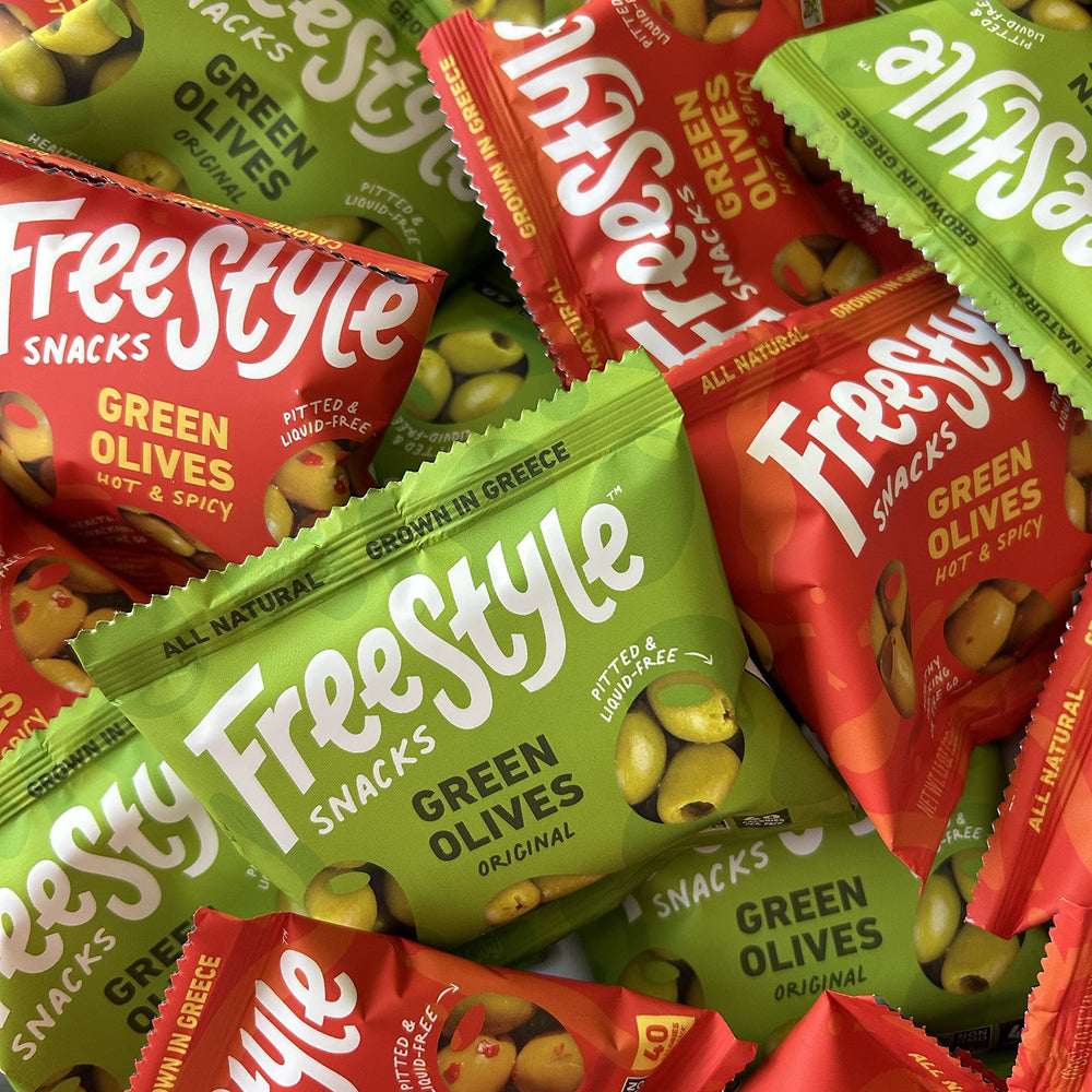 Freestyle Snacks pack in a travel bag showcasing portable, mess-free snacking