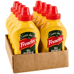French's jar front packaging showing label and pack quantity, convenient storage benefit