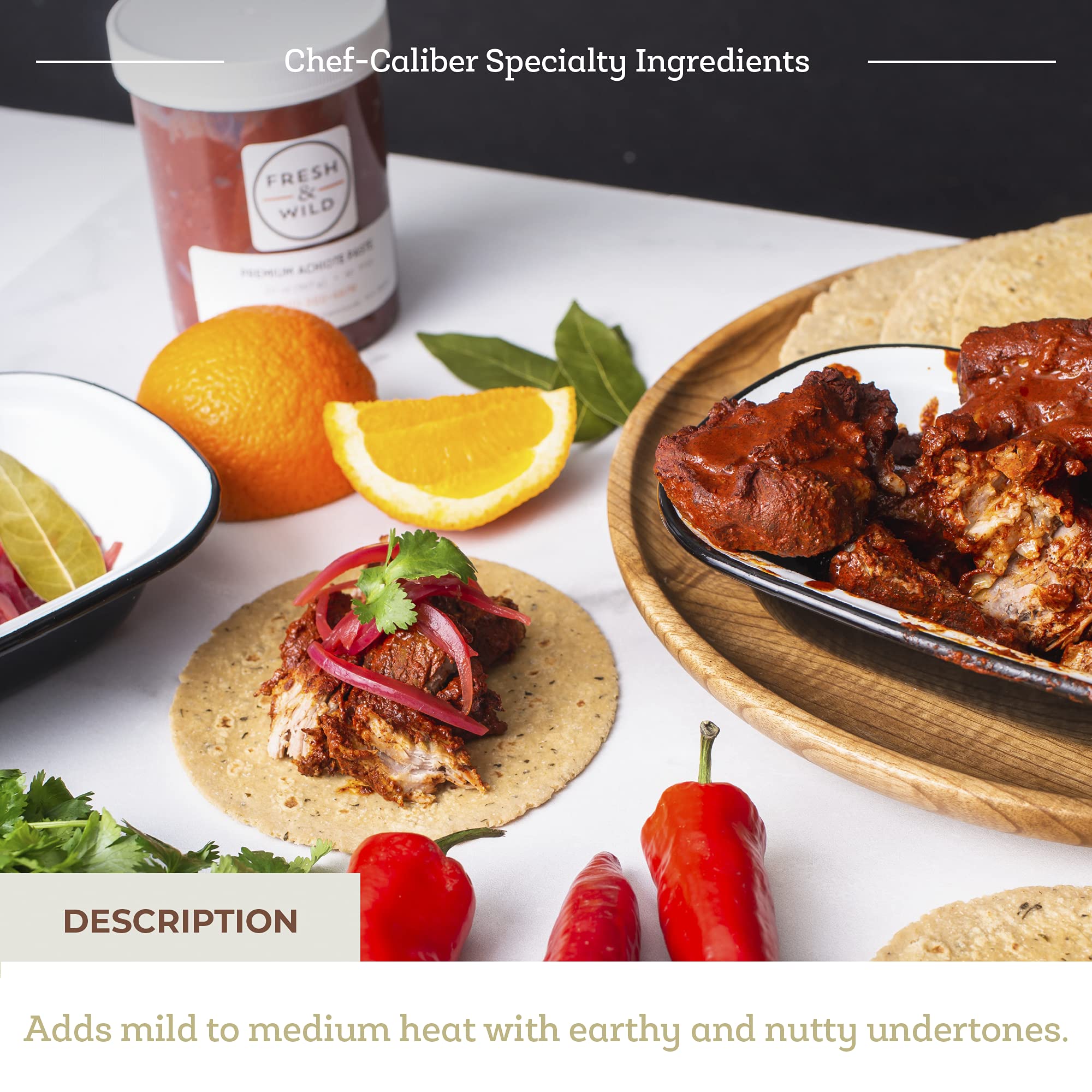 Fresh & Wild achiote paste brushed on chicken before grilling for bold flavor