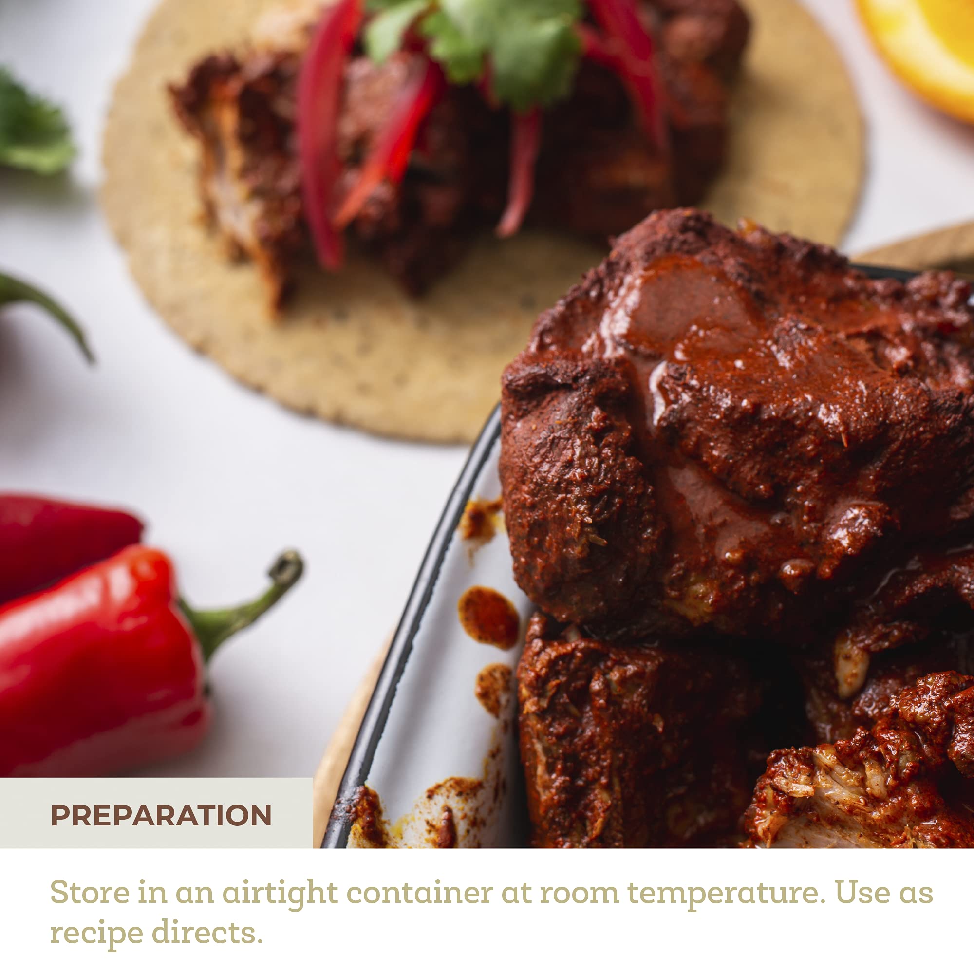 Closeup of Fresh & Wild label highlighting ingredients and chef-inspired origin