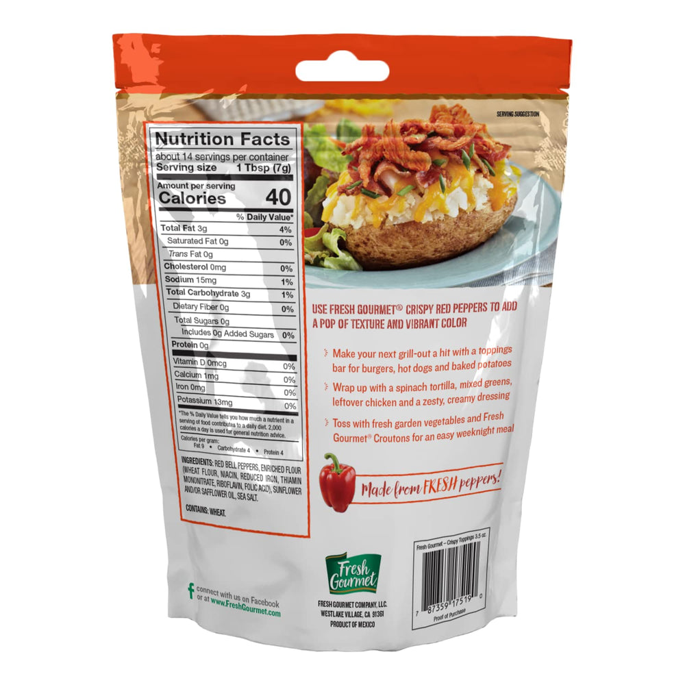 Fresh Gourmet crisps in a bowl ready to serve with instant topping benefit