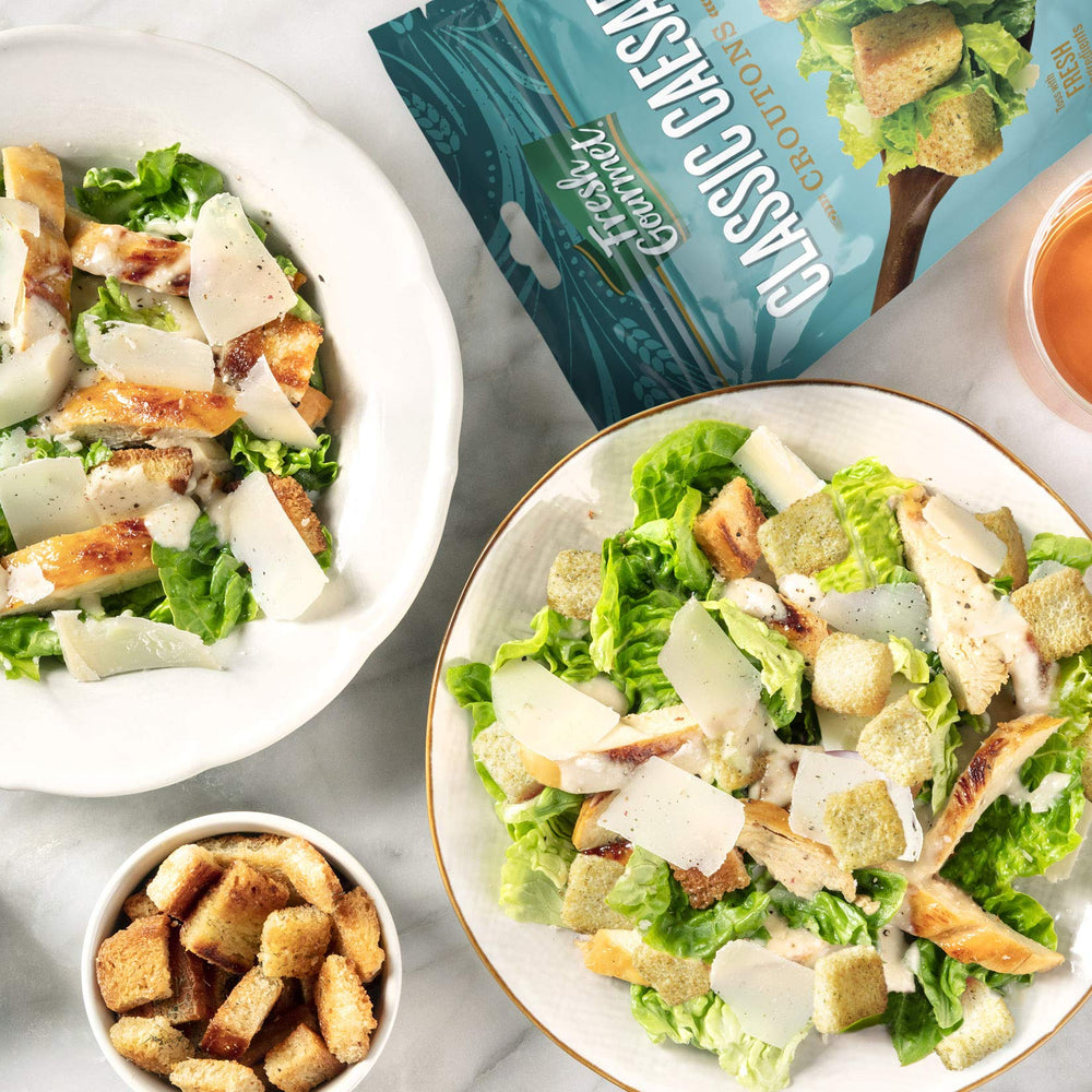 Detail of Fresh Gourmet resealable zipper on bag showing how it preserves crunch and extends freshness