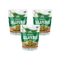 Fresh Gourmet front packaging showing crispy jalapenos and brand benefit of ready crunch