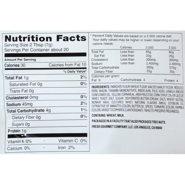 Fresh Gourmet bag held in hand demonstrating 5 ounce size and convenience