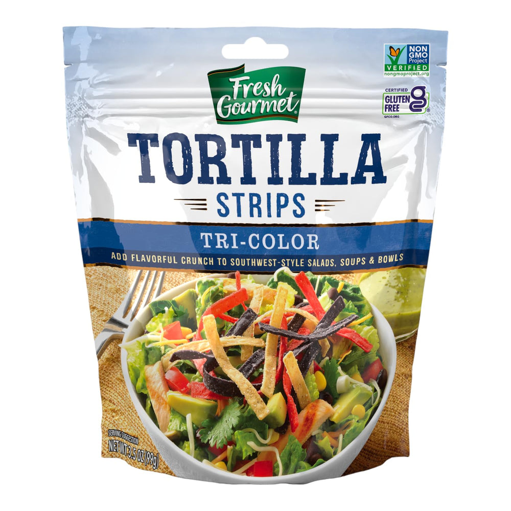 Fresh Gourmet front packaging showing resealable bag and product benefits