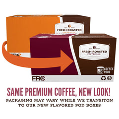 Fresh Roasted Coffee brewed cup being poured, aroma and enjoyment