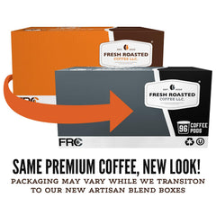 Fresh Roasted Coffee spread of multiple pods illustrating bulk supply and value