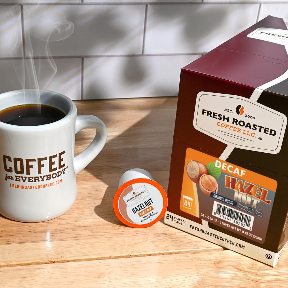 Fresh Roasted Coffee pod side detail showing cup shape for brewer fit
