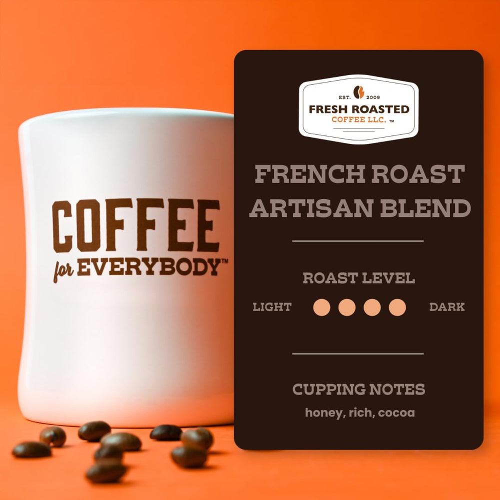 Fresh Roasted Coffee espresso shot pour shows crema and strong flavor