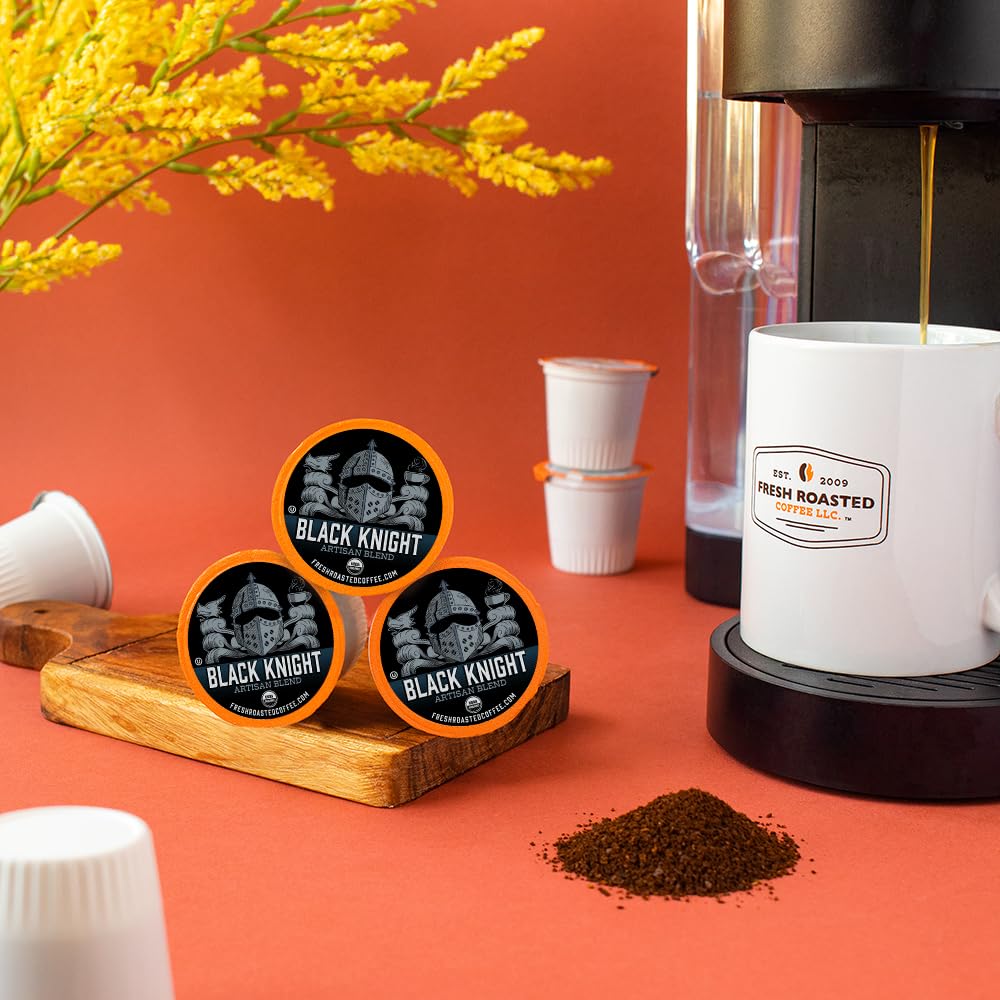 Fresh Roasted Coffee roasted grounds texture close-up conveying dark roast intensity and aroma