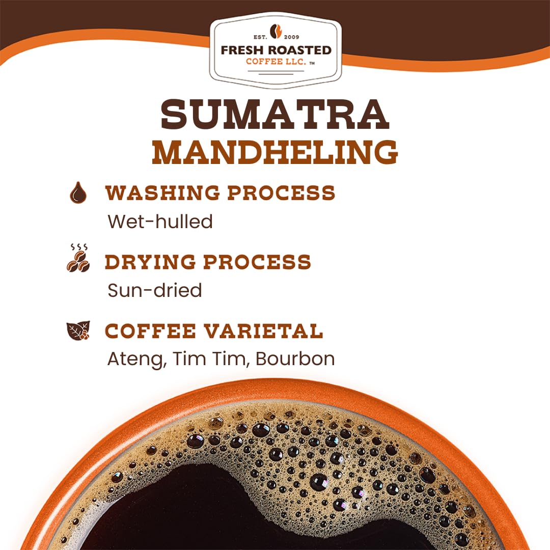 Fresh Roasted Coffee label closeup with OU kosher seal conveying certification and trust
