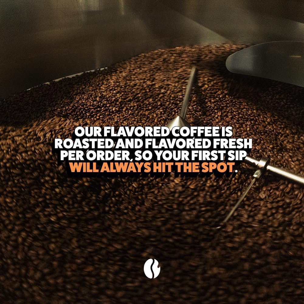 Fresh Roasted Coffee certification badges and ingredient list demonstrating kosher quality