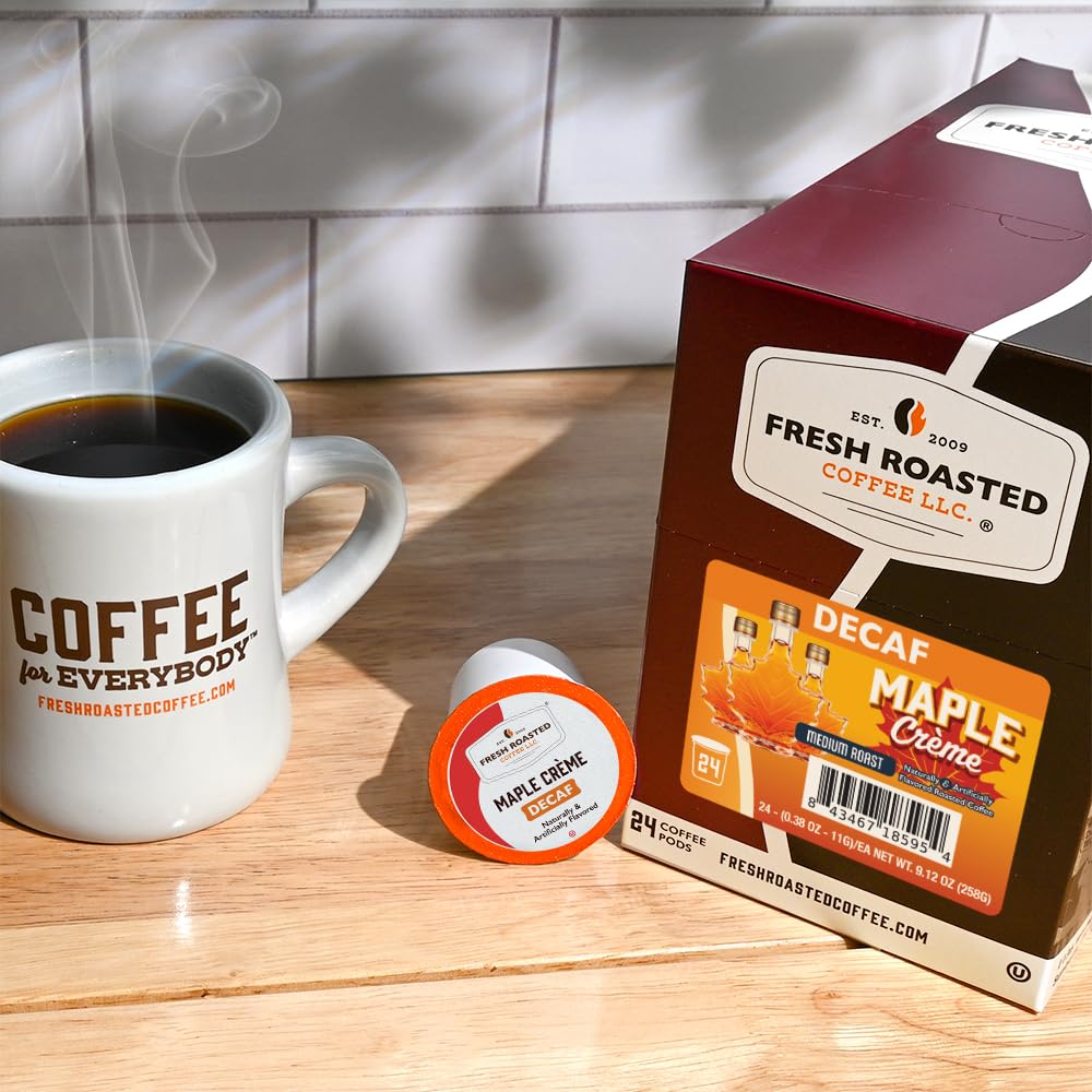 Fresh Roasted Coffee pod cutaway with nitrogen flush illustration preserving aroma