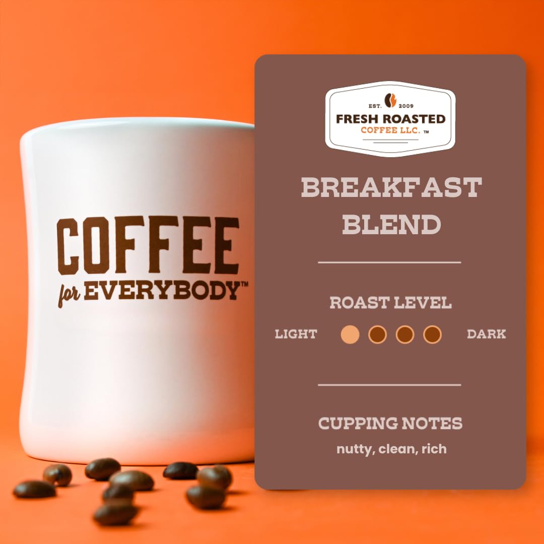 Fresh Roasted Coffee loose pods spread on counter showing quantity and convenience