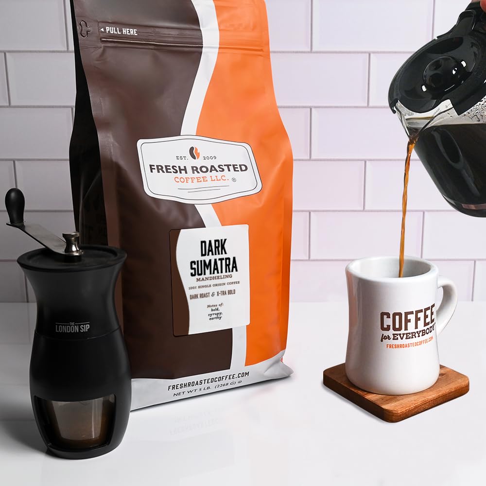 Fresh Roasted Coffee espresso pull demonstrating concentrated, flavorful shot