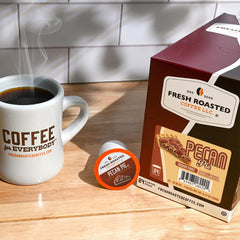 Fresh Roasted Coffee ground coffee texture highlighting medium roast and flavor