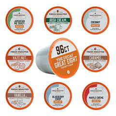 Fresh Roasted Coffee pod close-up highlighting pod seal and freshness