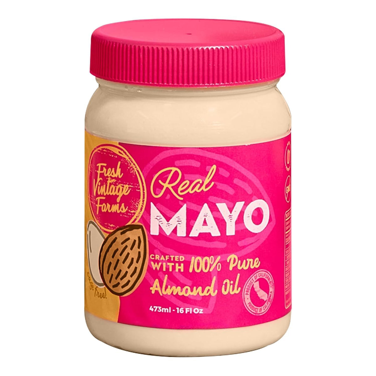 Fresh Vintage Farms jar front label showing clean ingredient focus and appeal