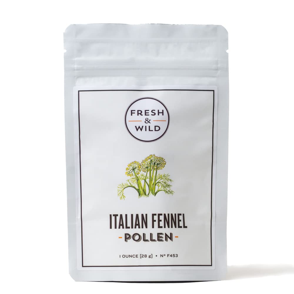 Fresh & Wild front jar showing packaging and 1 oz size, highlights gourmet finish