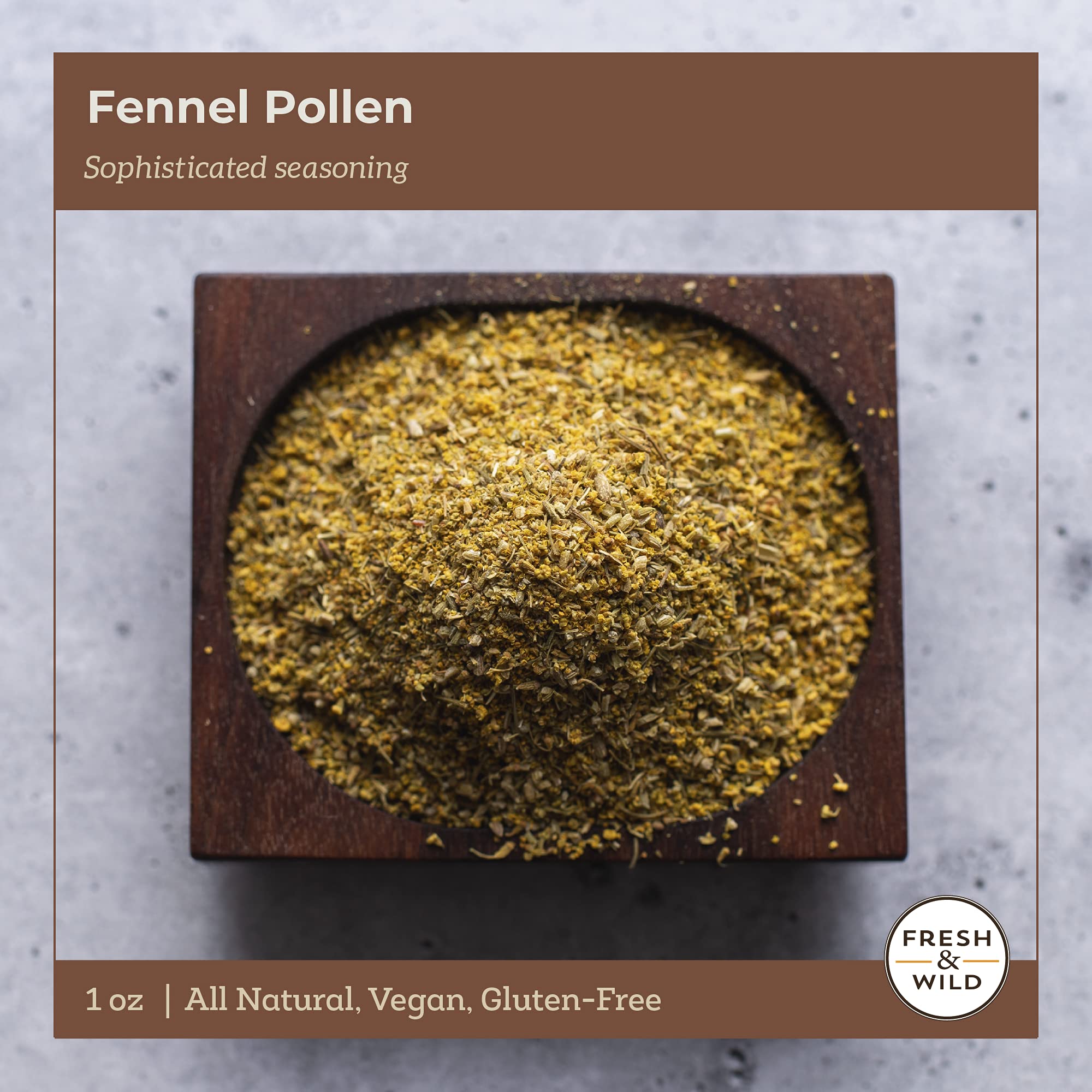Fresh & Wild open jar with visible pollen heap, ready for precise finishing