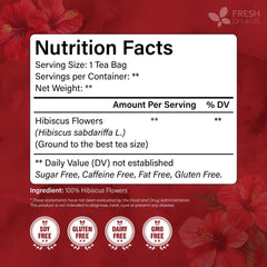 FreshDrinkUS close-up of dried hibiscus flowers displaying natural texture and purity