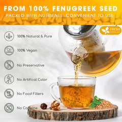FreshDrinkUS dried fenugreek leaves pile highlighting pure single-ingredient quality