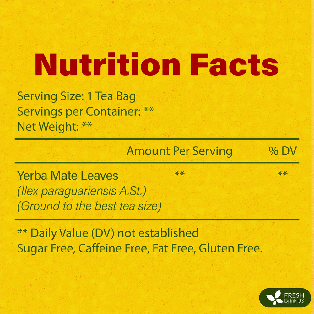 FRESHDRINKUS dried yerba mate leaves detail showing quality leaf texture for authentic flavor