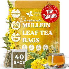 FreshDrinkUS front packaging showing 40 biodegradable tea bags and benefits