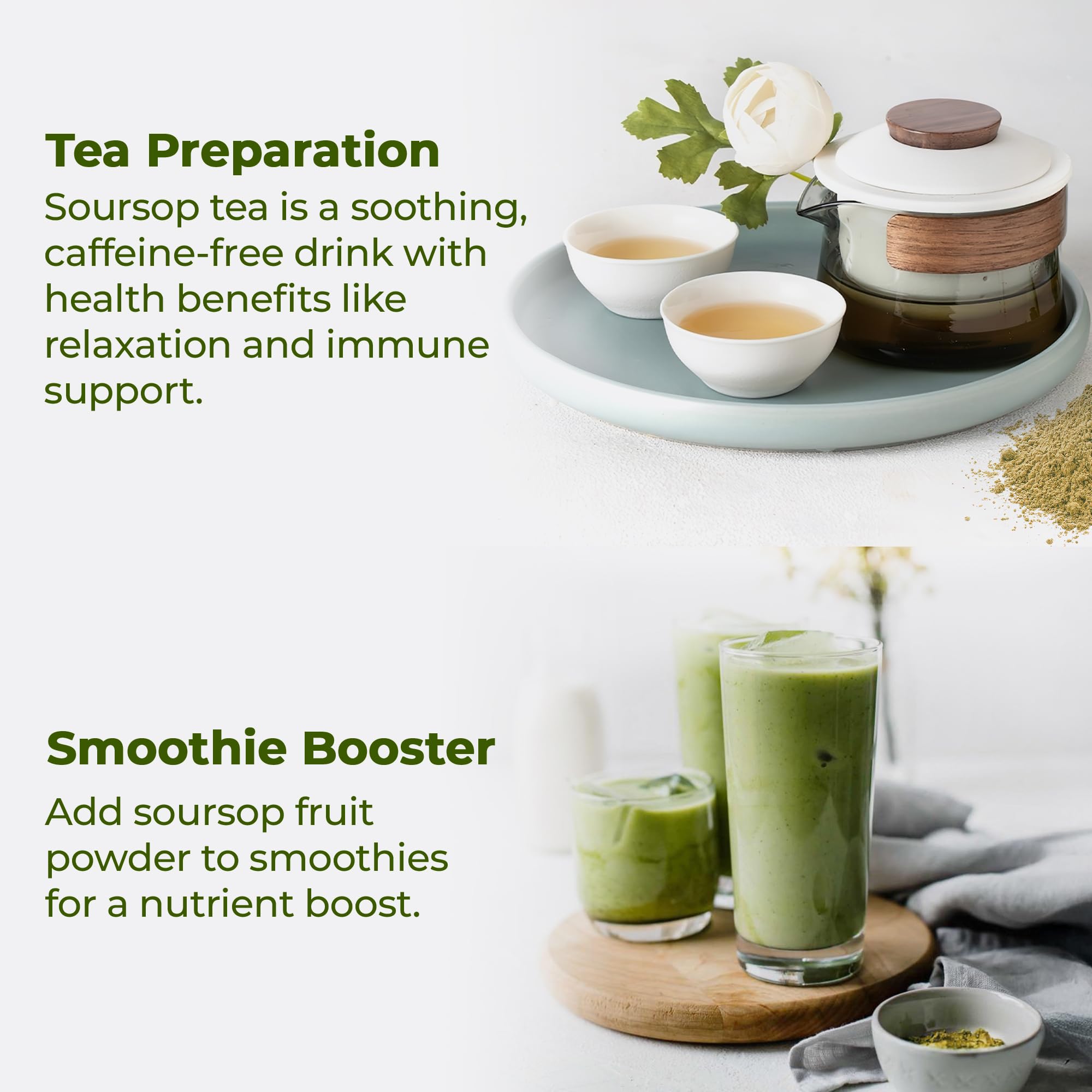 freshdrinkus brewing hot soursop tea for a caffeine-free herbal cup