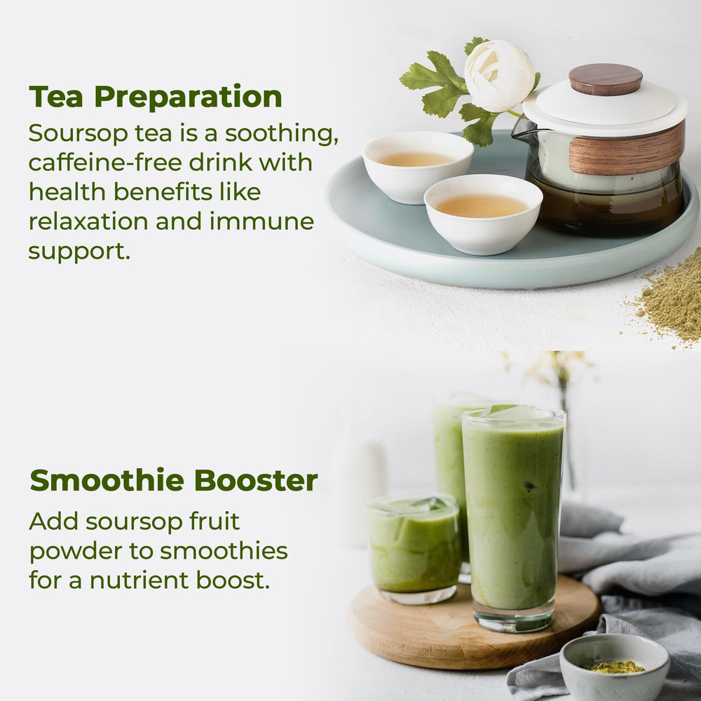 freshdrinkus brewing hot soursop tea for a caffeine-free herbal cup
