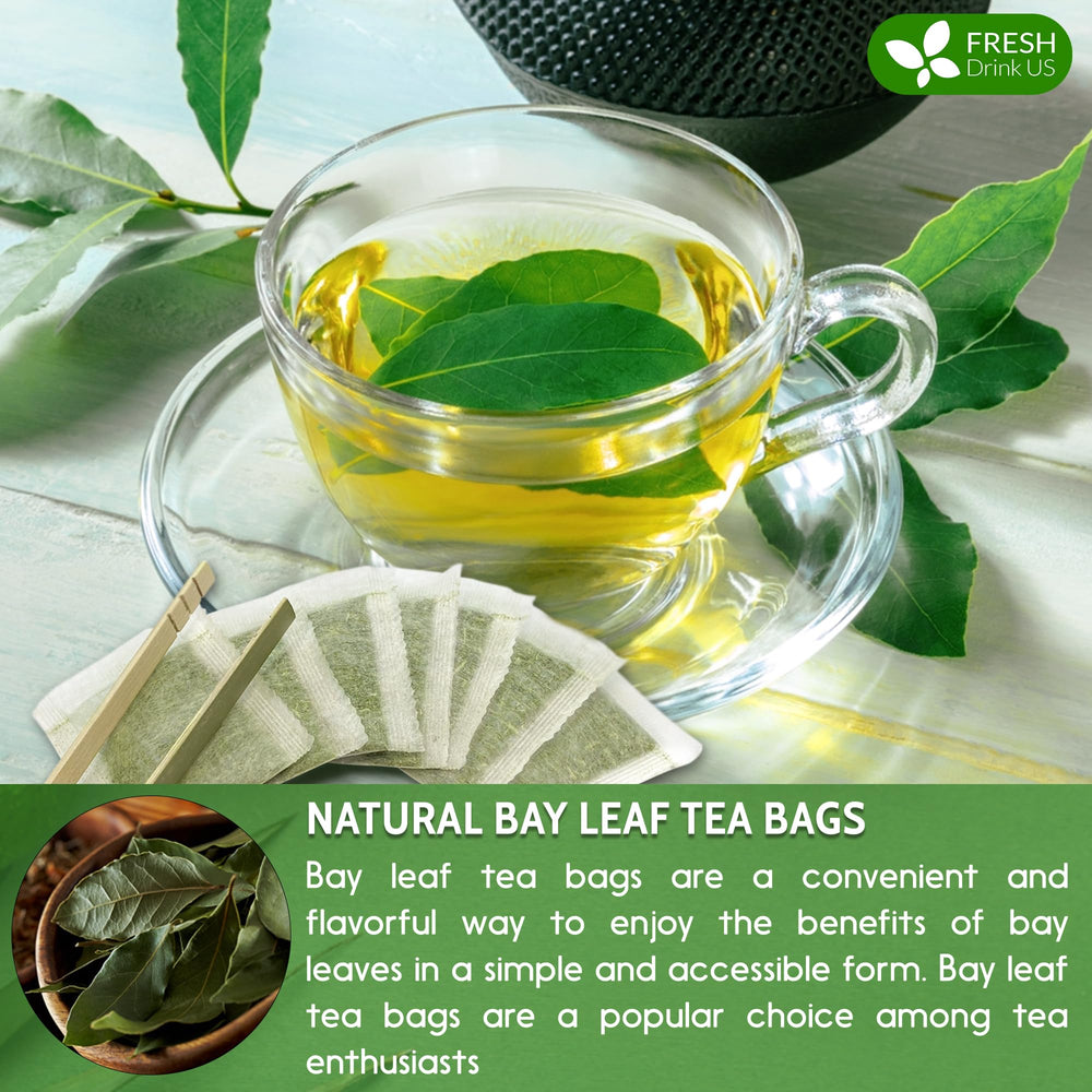 FRESHDRINKUS stacked tea bags suggesting quantity and storage readiness