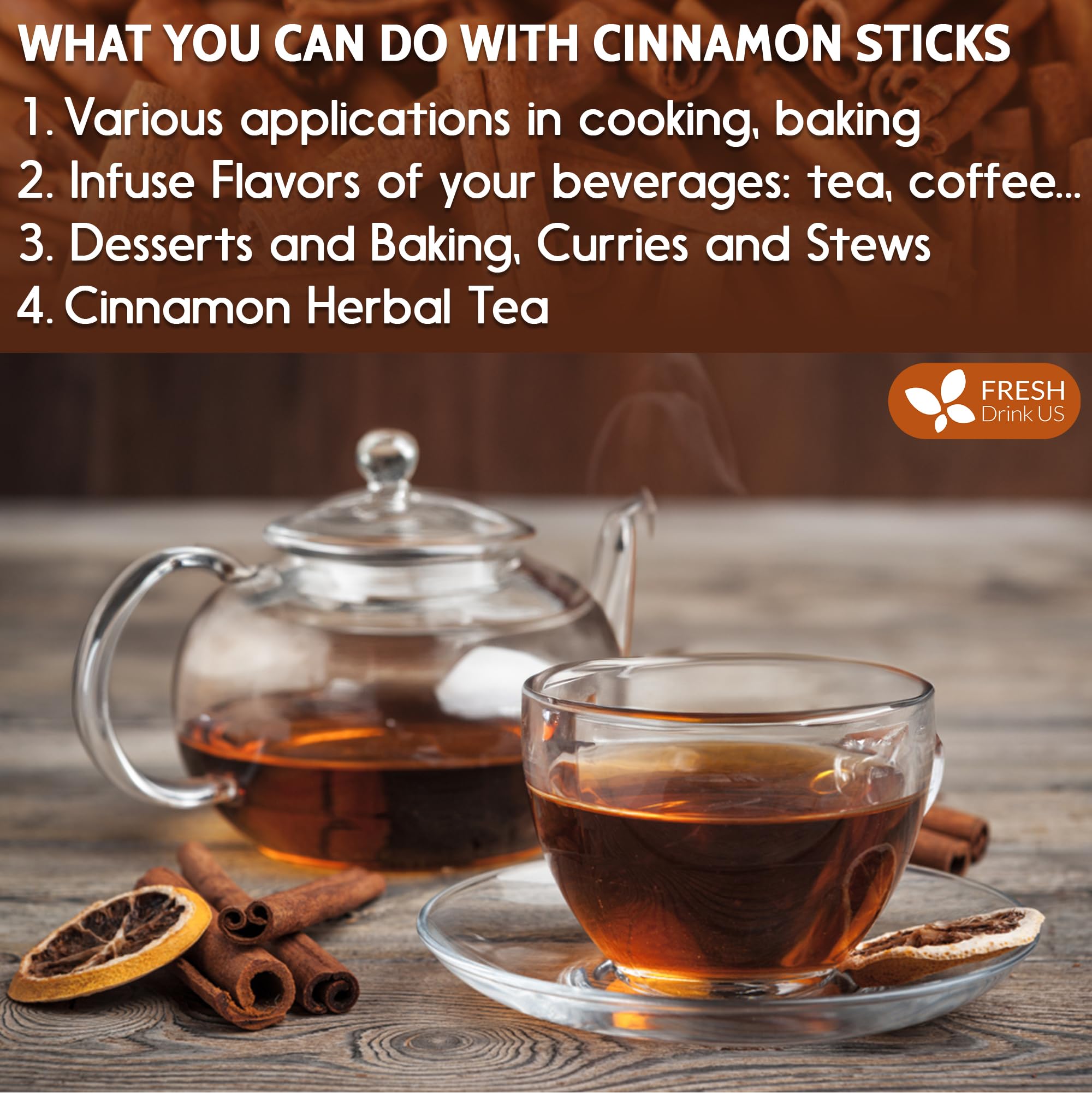 FreshDrinkUS cinnamon sticks simmering in pot for natural home fragrance