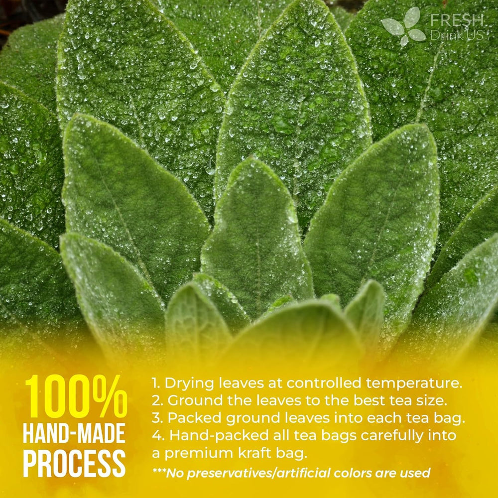 FRESHDRINKUS tea bag material detail illustrating eco-friendly biodegradable fibers