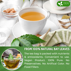 FRESHDRINKUS corn-fiber tea bag detail highlighting eco-friendly material