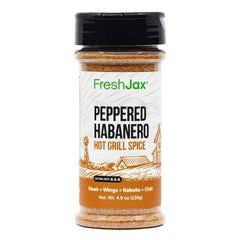 FreshJax front packaging showing peppered habanero flavor and vibrant label benefit