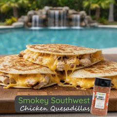 Grilled steak rubbed with FreshJax seasoning showing caramelized crust and juiciness